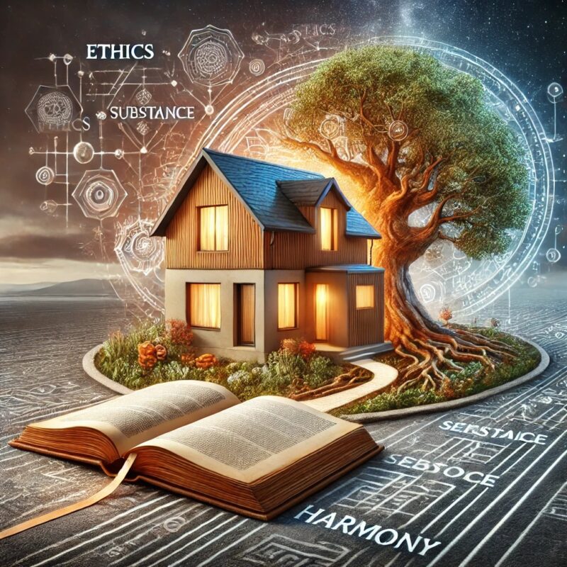 Une maison avec un esprit philosophique.